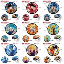 Dragon Ball anime pu zipper round wallet coin purs...