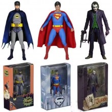 NECA Justice League Batman Super man Joker Harley ...