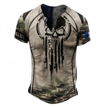 Vintage Mens T-Shirts 3d Print Crucifix Oversized ...