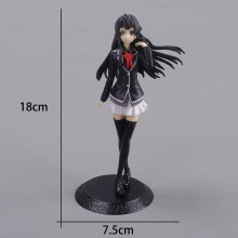 18cm Yukinoshita Yukino anime figure(OPP bag)