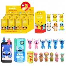 12pcs/set Sonny Angel Labubu Pikachu Stitch Blind ...