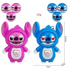 Stitch press face changing figure doll pendant key...