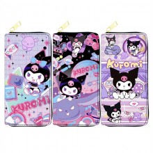 Sanrio Kuromi anime zipper long wallet purse