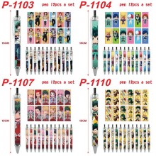 My Hero Academia anime ballpoint pen ball pens(12p...