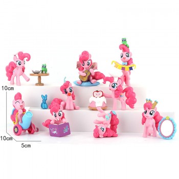 9pcs/set My Little Pony Party Time Series Blind Box Toys Figures