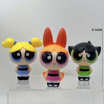 3pcs/set The Powerpuff Girls anime figures(OPP bag)
