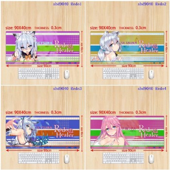 Redo of Healer anime big mouse pad mat 90/80/70/60cm