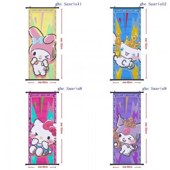 Sanrio Melody kitty Cinnamoroll Kuromi anime wall scroll wallscrolls 40*102CM