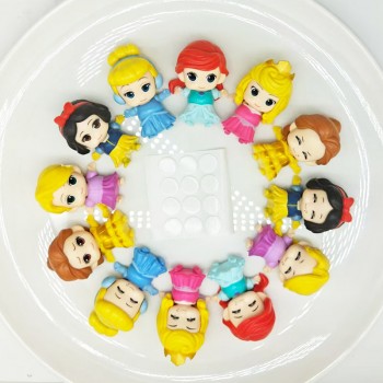 12pcs/set Princess series eat full anime figures(OPP bag)