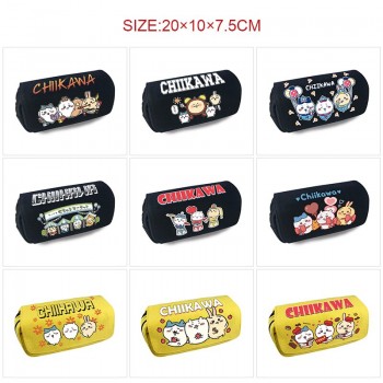 Chiikawa anime canvas pen case pencil bags