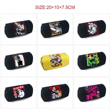 Chainsaw Man anime canvas pen case pencil bags