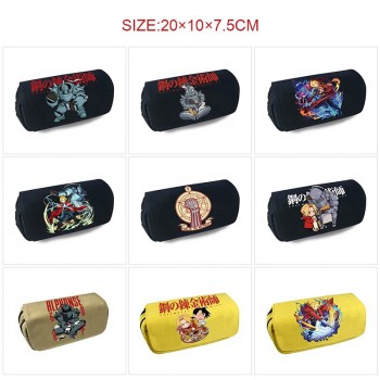 Fullmetal Alchemist anime canvas pen case pencil bags