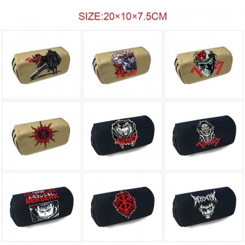 Berserk anime canvas pen case pencil bags