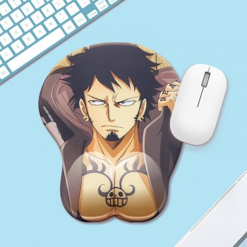 The anime sexy man Law ‌Zhongli Tartaglia Osborn 3D silicone mouse pad