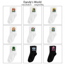 Dandy's World game mid length cotton socks