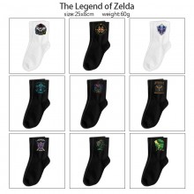 The Legend of Zelda game mid length cotton socks