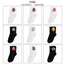 PAW Patrol anime mid length cotton socks