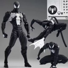SHF Black Neighbor Symbiote Spider Man Action Figu...