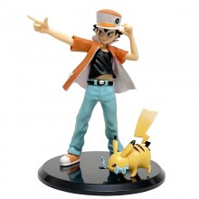Pokemon Pikachu and Ash Ketchum anime figures set(...
