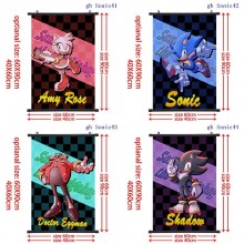 Sonic the Hedgehog anime wall scroll wallscrolls