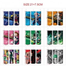 My Hero Academia anime coffee water bottle cup wit...