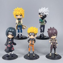 5pcs/set Naruto anime figures(OPP bag)