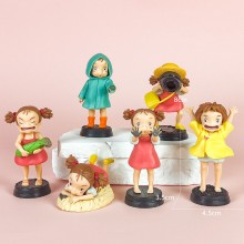 6pcs/set Ponyo on the Cliff anime figures(OPP bag)