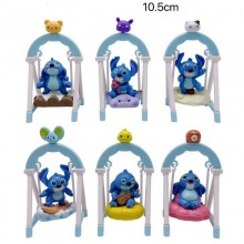 6pcs/set Stitch swing anime figures(OPP bag)