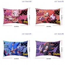 Sonic the Hedgehog anime two-sided pillow pillowca...