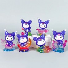 6Pcs/Set Sanrio Kuromi Dream Darkly Series Anime F...
