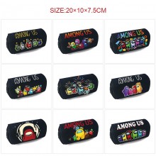 Among Us game anvas pen case pencil bags