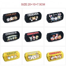 Chiikawa anime canvas pen case pencil bags