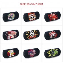 Dandadan anime canvas pen case pencil bags