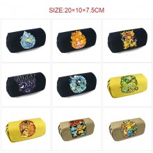 Pokemon anime canvas pen case pencil bags