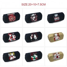 Naruto anime canvas pen case pencil bags