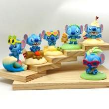 6pcs/set Sandbeach Series Stitch Anime Figures(OPP...