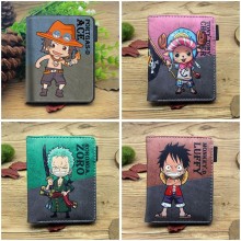 One Piece anime wallet purse