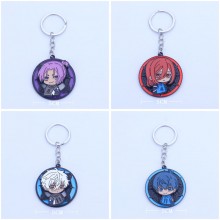 Blue Lock anime movable alloy key chain