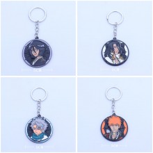 Bleach anime movable alloy key chain