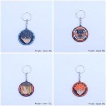 Haikyuu anime movable alloy key chain
