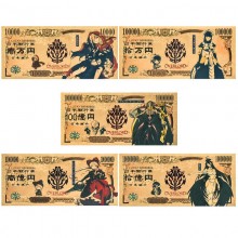 Overlord anime coin gold banknotes(price for 1pcs)
