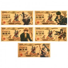 Gintama anime coin gold banknotes(price for 1pcs)
