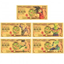 Dragon Ball anime coin gold banknotes(price for 1p...