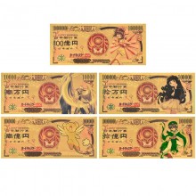 Card Captor Sakura anime coin gold banknotes(price...