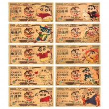 Crayon Shin-chan anime coin gold banknotes(price f...