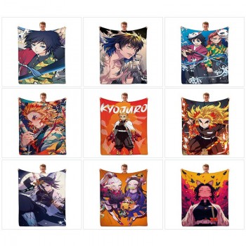 Demon Slayer anime flano summer quilt blanket