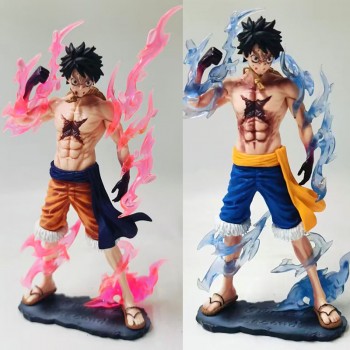 One Piece Flowing Cherry Monkey D Luffy anime figure(OPP bag)