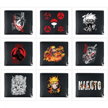 Naruto anime black wallet