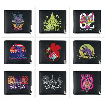 EVA anime black wallet