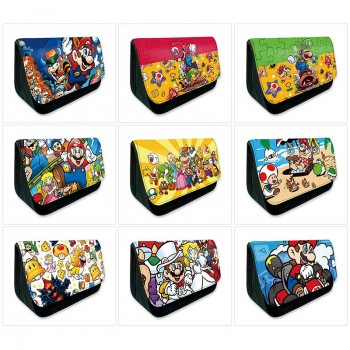 Super Mario anime triangle pen bag pencil case